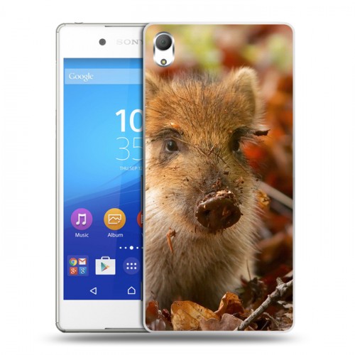 Дизайнерский пластиковый чехол для Sony Xperia Z3+ Свинки