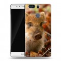 Дизайнерский пластиковый чехол для Huawei P9 Plus Свинки