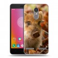 Дизайнерский пластиковый чехол для Lenovo K6 Свинки