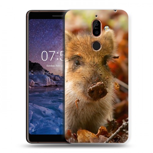 Дизайнерский пластиковый чехол для Nokia 7 Plus Свинки