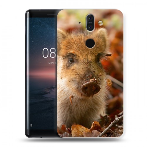 Дизайнерский пластиковый чехол для Nokia 8 Sirocco Свинки