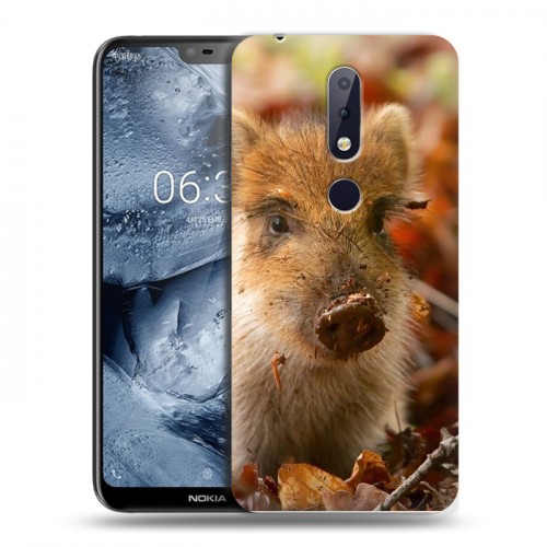 Дизайнерский пластиковый чехол для Nokia 6.1 Plus Свинки