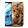 Дизайнерский силиконовый чехол для Nokia 5.1 Plus Свинки