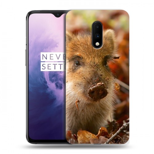 Дизайнерский пластиковый чехол для OnePlus 7 Свинки