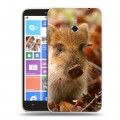 Дизайнерский пластиковый чехол для Nokia Lumia 1320 Свинки