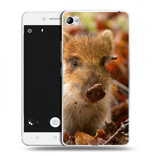 Дизайнерский пластиковый чехол для Lenovo S90 Свинки
