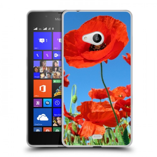 Дизайнерский пластиковый чехол для Microsoft Lumia 540 Мак