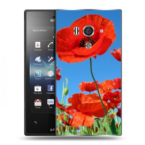 Дизайнерский пластиковый чехол для Sony Xperia acro S Мак