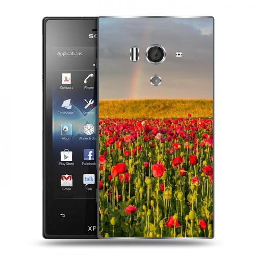 Дизайнерский пластиковый чехол для Sony Xperia acro S Мак