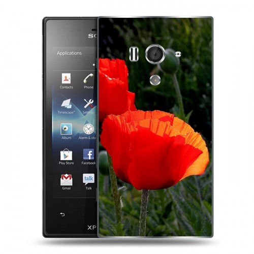 Дизайнерский пластиковый чехол для Sony Xperia acro S Мак