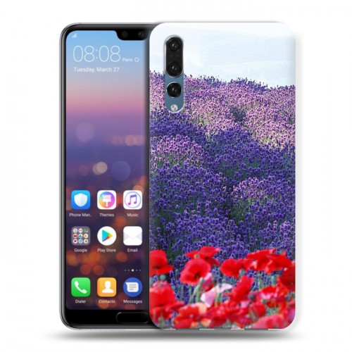 Дизайнерский силиконовый с усиленными углами чехол для Huawei P20 Pro Мак