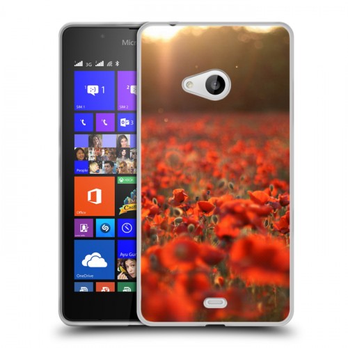 Дизайнерский пластиковый чехол для Microsoft Lumia 540 Мак