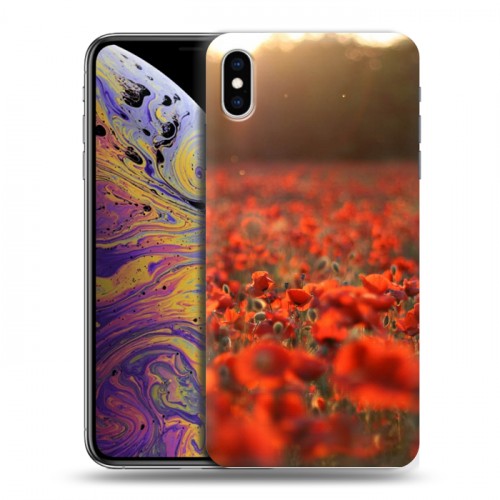 Дизайнерский силиконовый чехол для Iphone Xs Max Мак