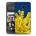 Дизайнерский пластиковый чехол для HTC Desire 700 Мимоза