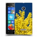 Дизайнерский пластиковый чехол для Microsoft Lumia 435 Мимоза