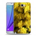 Дизайнерский пластиковый чехол для Samsung Galaxy Note 2 Мимоза