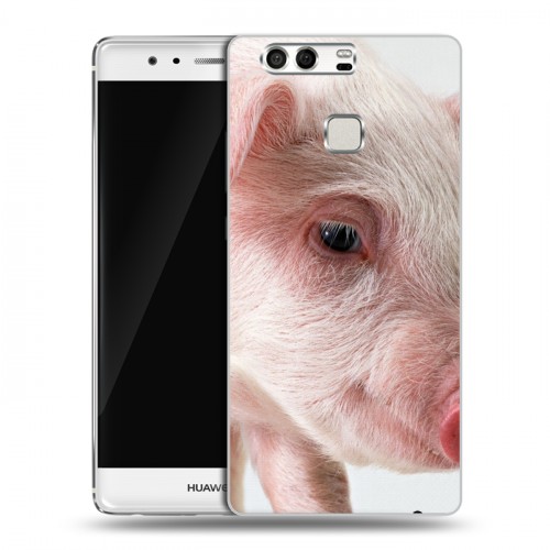 Дизайнерский силиконовый чехол для Huawei P9 Свинки