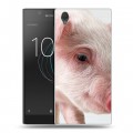 Дизайнерский пластиковый чехол для Sony Xperia L1 Свинки