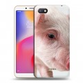 Дизайнерский пластиковый чехол для Xiaomi RedMi 6A Свинки