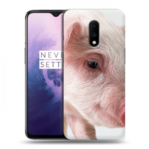 Дизайнерский пластиковый чехол для OnePlus 7 Свинки