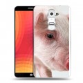 Дизайнерский силиконовый чехол для LG Optimus G2 Свинки