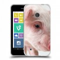 Дизайнерский пластиковый чехол для Nokia Lumia 530 Свинки