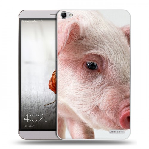 Дизайнерский пластиковый чехол для Huawei MediaPad X2 Свинки
