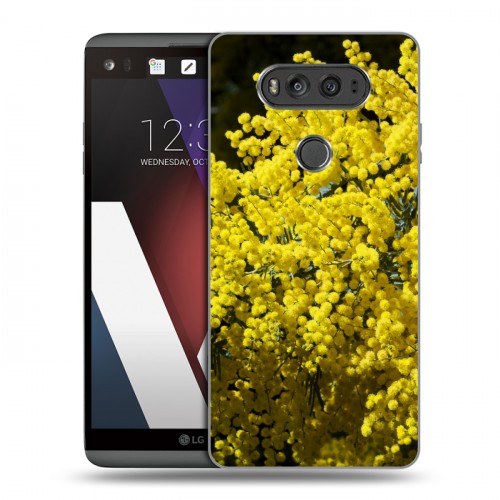 Дизайнерский пластиковый чехол для LG V20 Мимоза