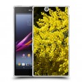 Дизайнерский пластиковый чехол для Sony Xperia Z Ultra  Мимоза