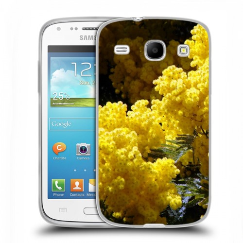 Дизайнерский силиконовый чехол для Samsung Galaxy Core Мимоза