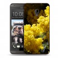 Дизайнерский пластиковый чехол для HTC Desire 700 Мимоза