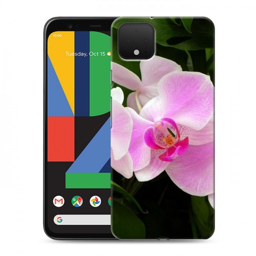 Дизайнерский пластиковый чехол для Google Pixel 4 XL Орхидеи