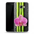 Дизайнерский пластиковый чехол для Samsung Galaxy C5 Орхидеи
