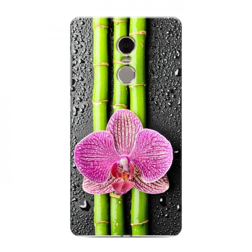 Дизайнерский силиконовый чехол для Xiaomi RedMi Note 4 Орхидеи