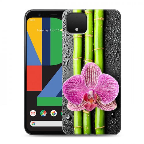 Дизайнерский пластиковый чехол для Google Pixel 4 Орхидеи