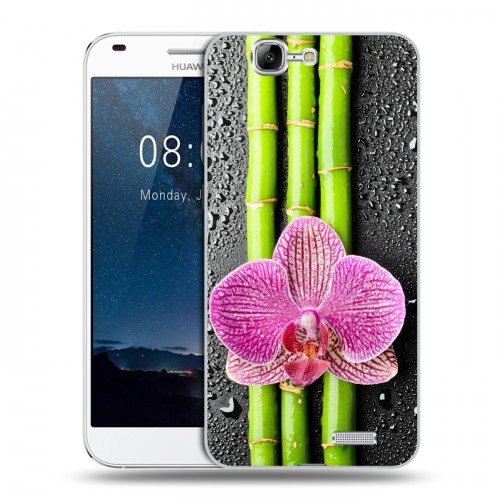 Дизайнерский силиконовый чехол для Huawei Ascend G7 Орхидеи