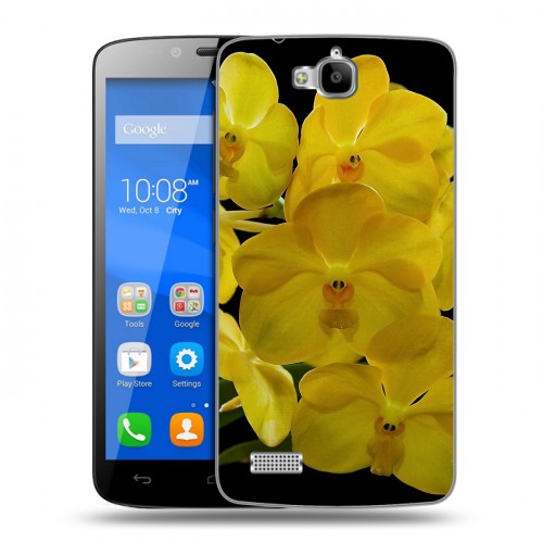 Дизайнерский пластиковый чехол для Huawei Honor 3C Lite Орхидеи
