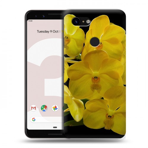 Дизайнерский пластиковый чехол для Google Pixel 3 Орхидеи