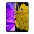 Дизайнерский силиконовый чехол для Realme 5 Орхидеи