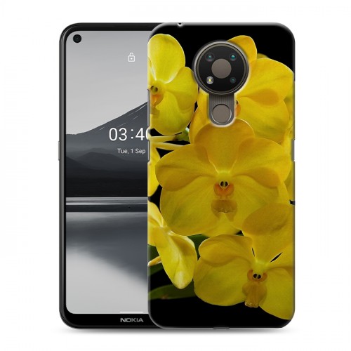 Дизайнерский пластиковый чехол для Nokia 3.4 Орхидеи