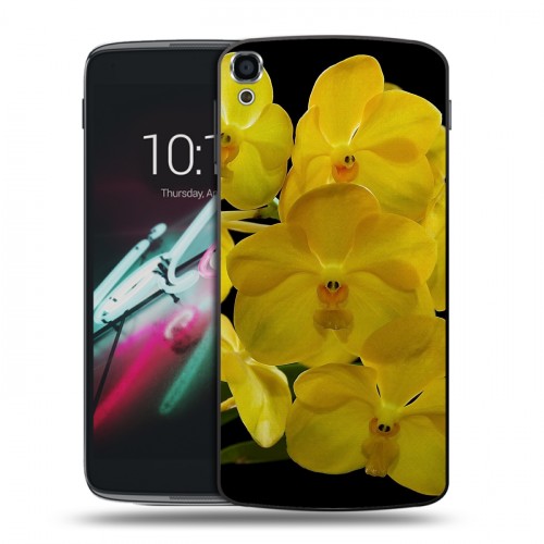 Дизайнерский пластиковый чехол для Alcatel One Touch Idol 3 (5.5) Орхидеи