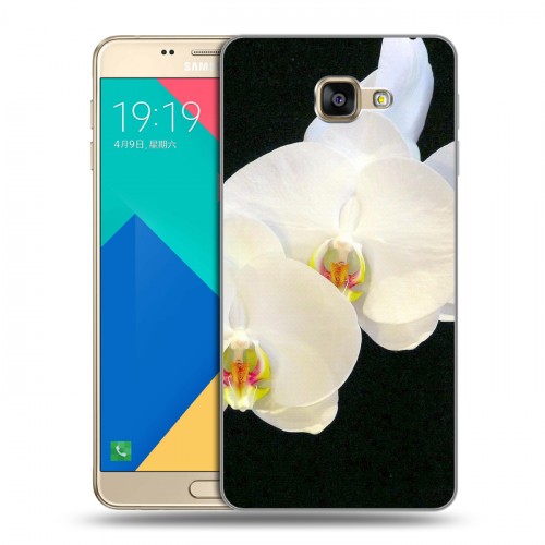 Дизайнерский силиконовый чехол для Samsung Galaxy A9 Орхидеи