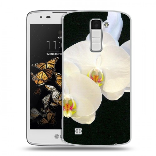 Дизайнерский пластиковый чехол для LG K8 Орхидеи