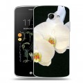 Дизайнерский силиконовый чехол для LG K5 Орхидеи