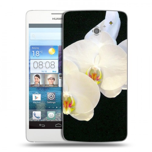 Дизайнерский пластиковый чехол для Huawei Ascend D2 Орхидеи