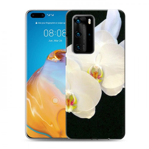 Дизайнерский пластиковый чехол для Huawei P40 Pro Орхидеи