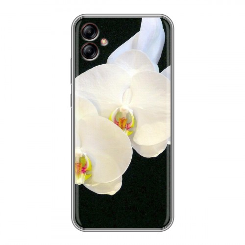 Дизайнерский пластиковый чехол для Samsung Galaxy A04e Орхидеи