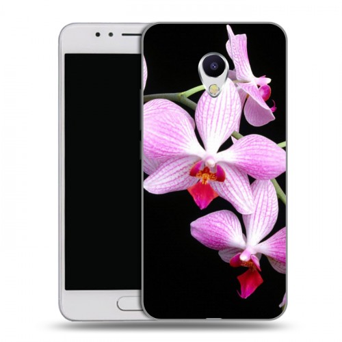 Дизайнерский силиконовый чехол для Meizu M5s Орхидеи