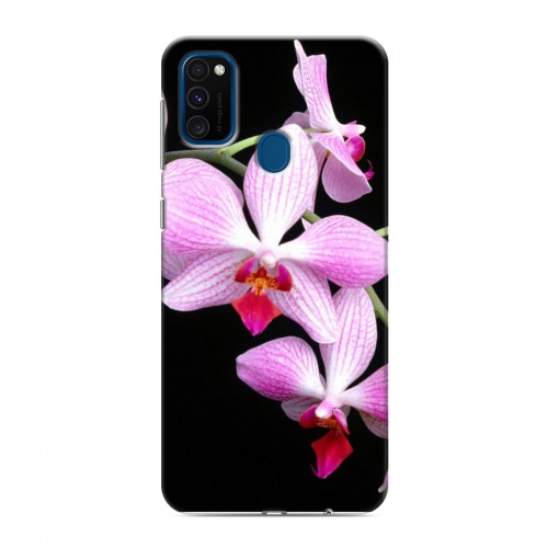 Дизайнерский силиконовый чехол для Samsung Galaxy M30s Орхидеи