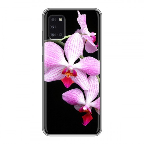 Дизайнерский силиконовый чехол для Samsung Galaxy A31 Орхидеи